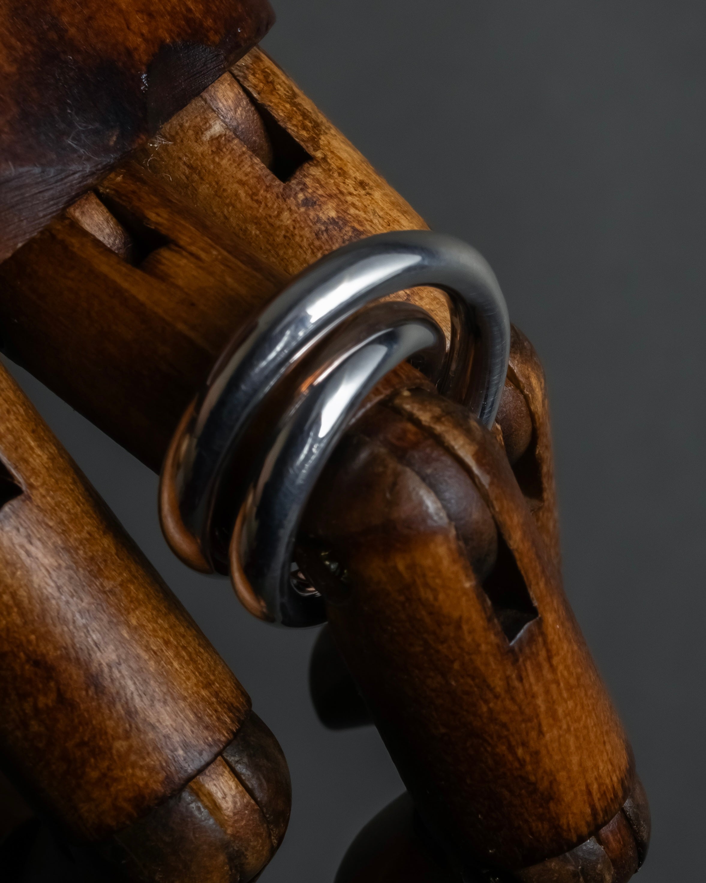 "HERMES" Vertige polished silver 925 ring