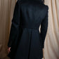 "Alexandar McQueen" Sarah Burton period large lapel double-breasted oversized mid length coat