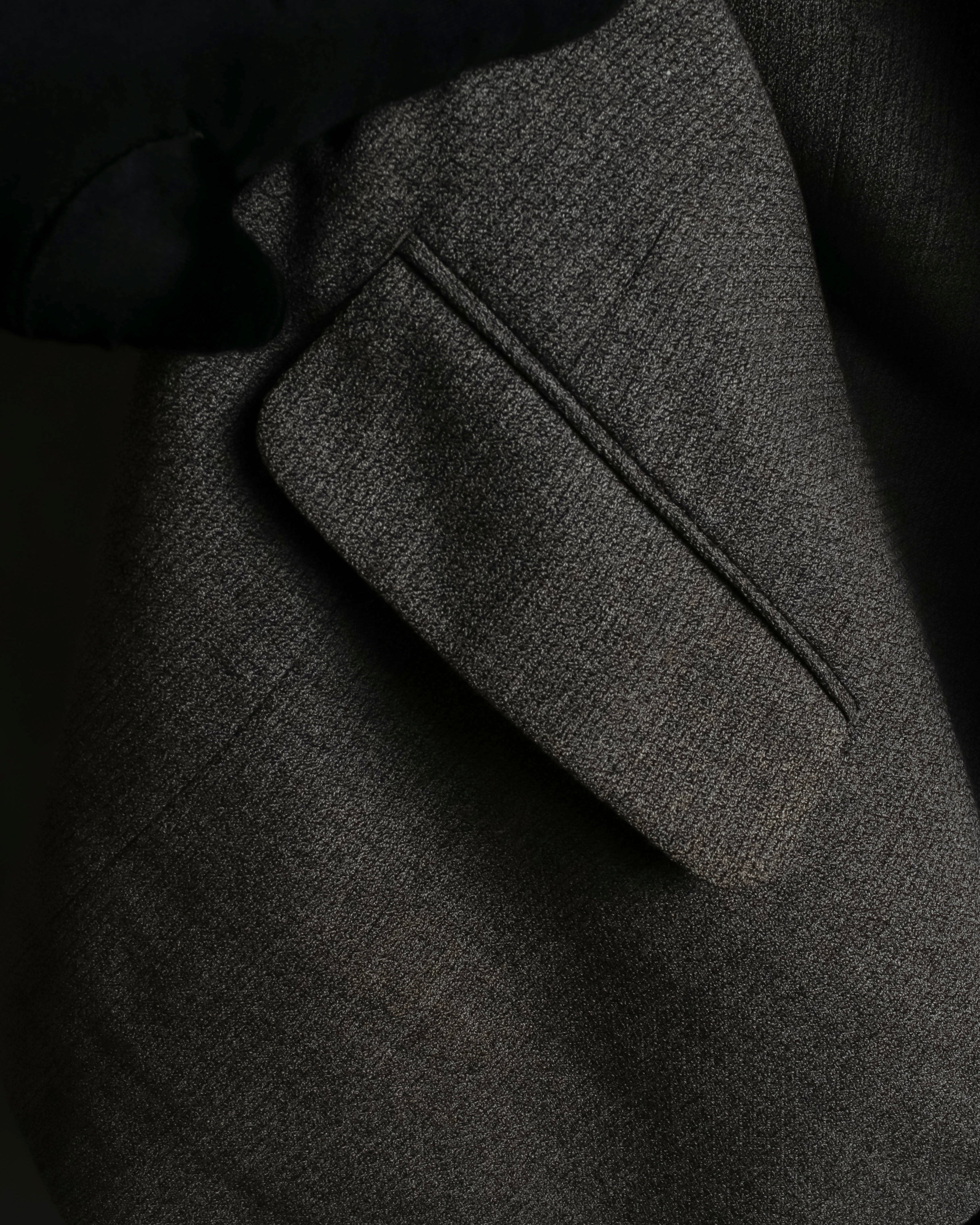 "Vintage heathered wool tailored jacket"