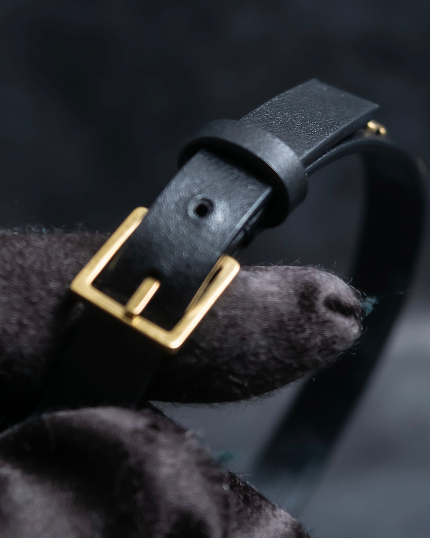 "Christian Dior" Mystical motif leather bracelet