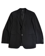 GIORGIO ARMANI/ Single Breasted 2B Pure Wool Tailored Jacket
Black
