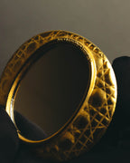 "Christian Dior" Gold cannage compact mirror
