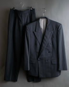 "CHRISTIAN DIOR MONSIEUR" Shadow stripe pattern classical formal detail set up