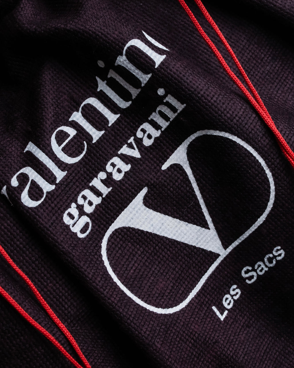 "Valentino Garavani" Saddle stitch design grain leather hand bag