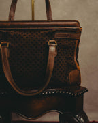 -SPECIAL- "GUCCI" 70's Micro GG suede turn-lock handbag