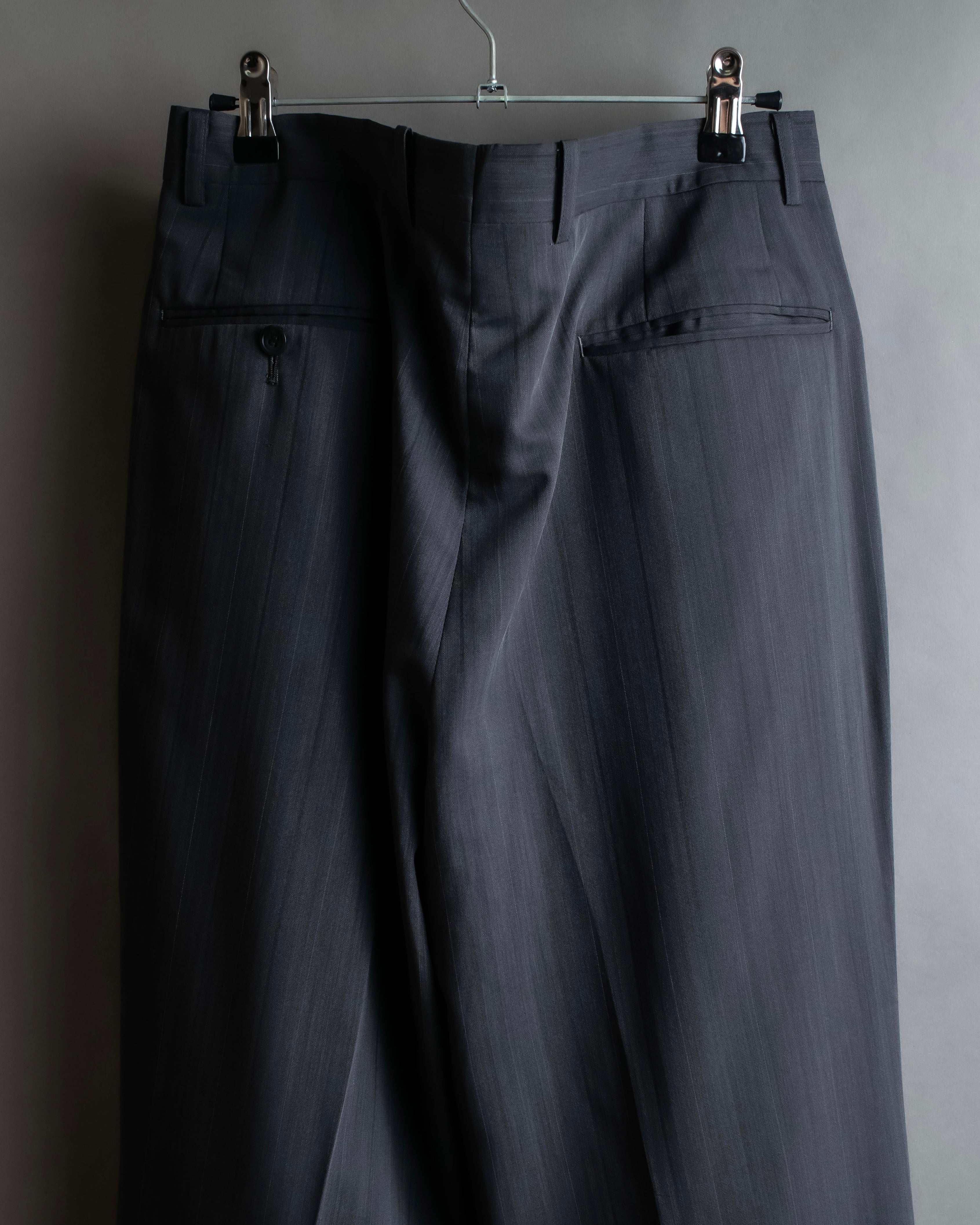 "CHRISTIAN DIOR MONSIEUR" Shadow stripe pattern classical formal detail set up