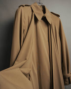 -SPECIAL- “HERMÈS” 90’s-00’s Margiela era draped wool trench coat