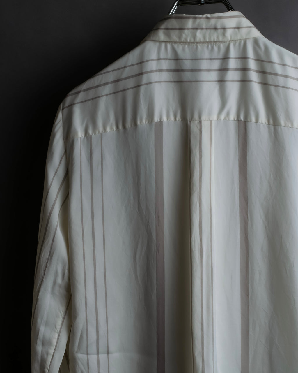 "Loro Piana" Multi-stripe pattern natural color shirt