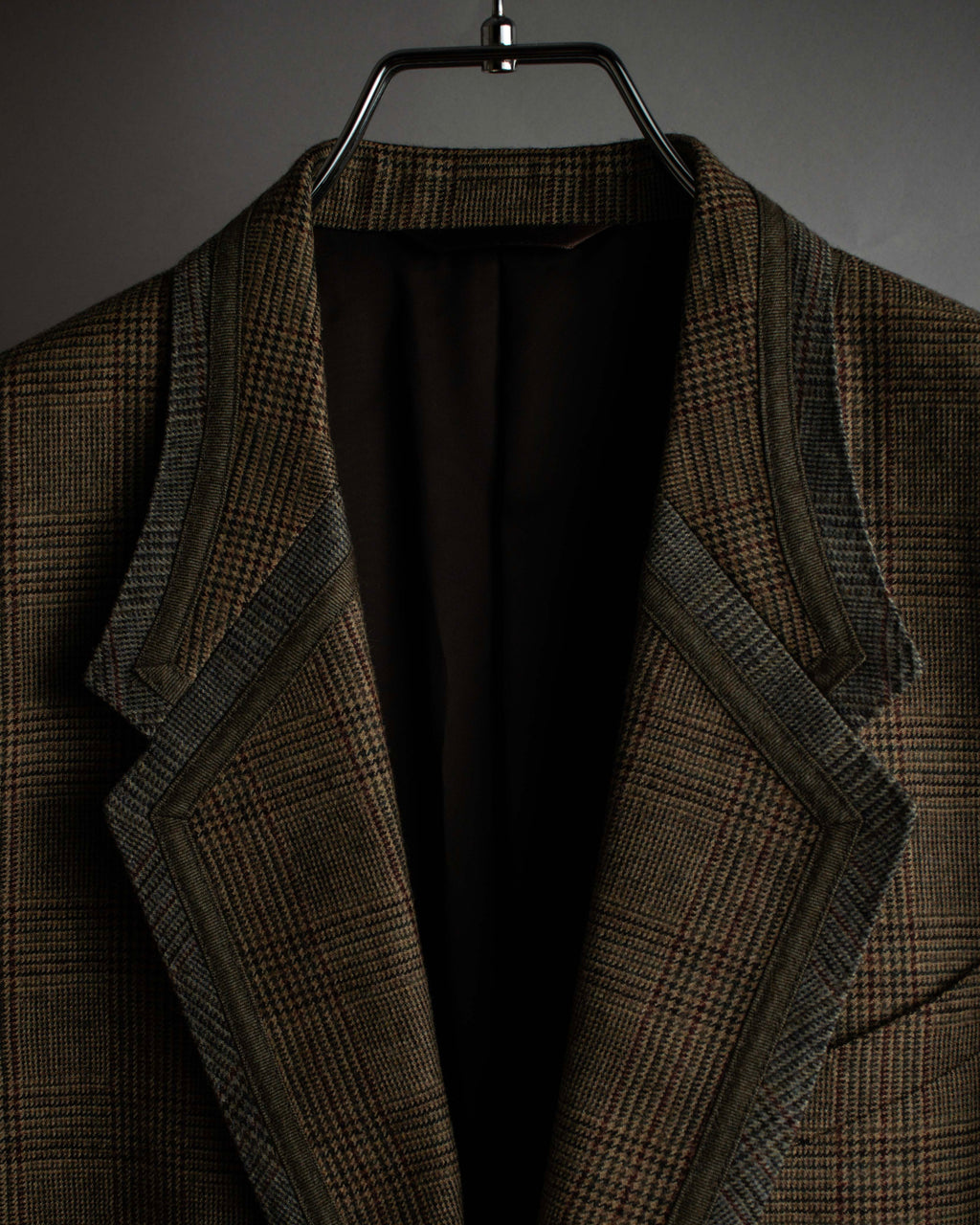 "PAUL SMITH" Flaming detail glen plaid set up