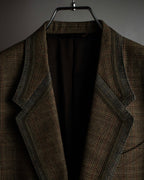 "PAUL SMITH" Flaming detail glen plaid set up