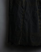 "A-POC" Wrap design high slit skirt