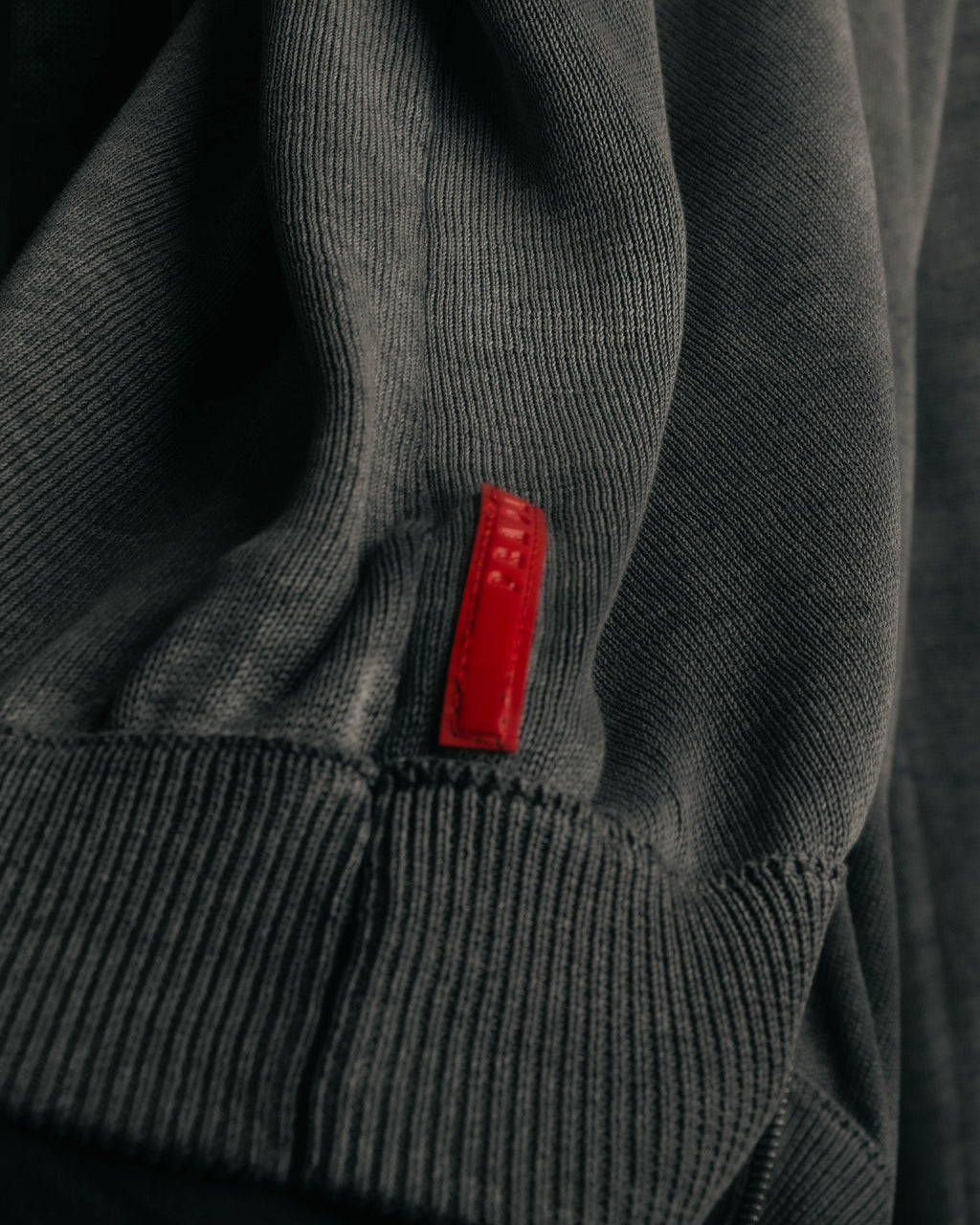 "PRADA" 90's-00's Minimal cotton zip cardigan