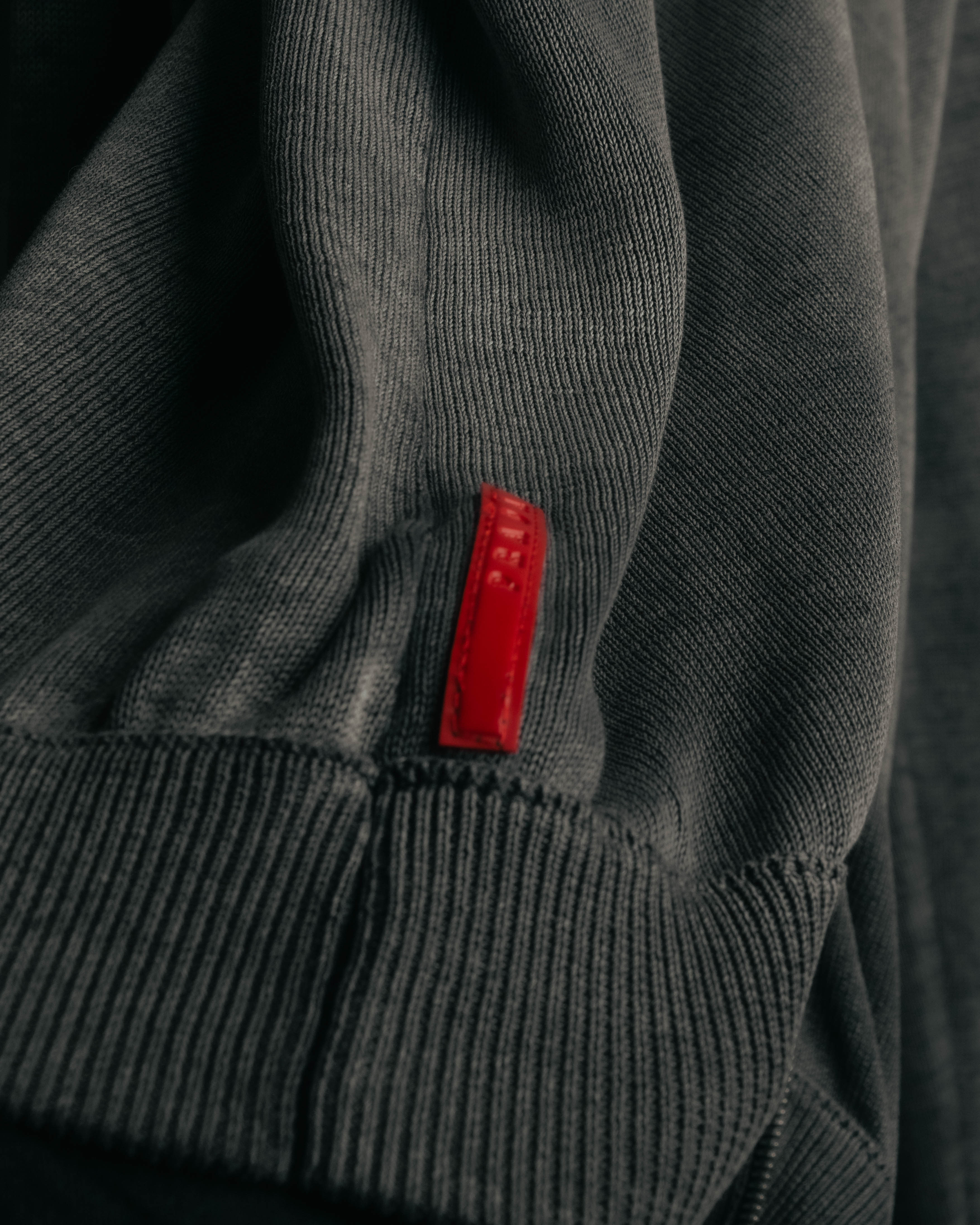 "PRADA" 90's-00's Minimal cotton zip cardigan