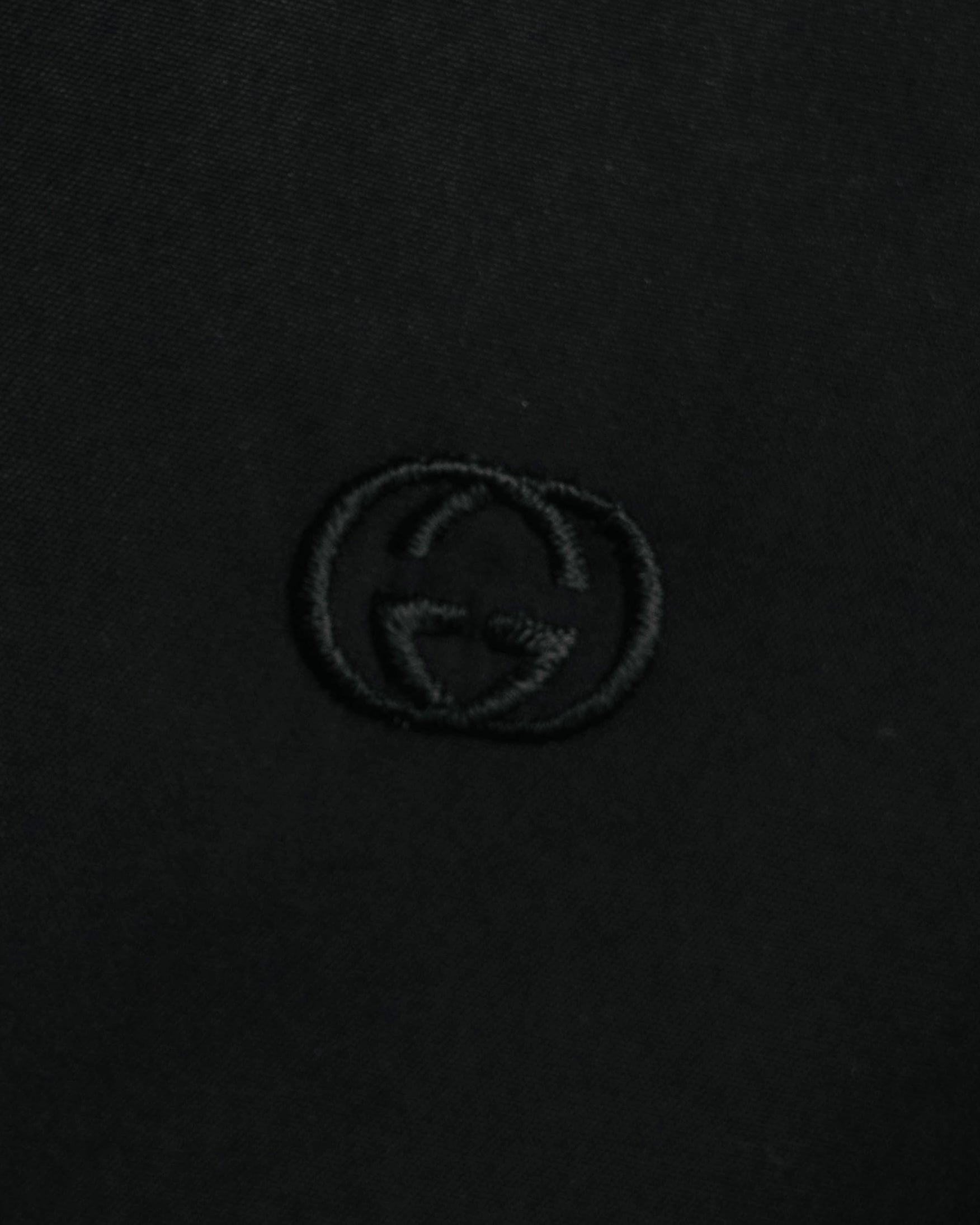 "GUCCI" 00's Black uniform long sleeve shirt