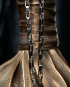 "Dolce &amp; Gabbana" Botanical design silver necklace