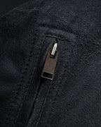 -SPECIAL- "Rick Owens" 13AW Ribbed leather zip-up jacket