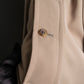 "BURBERRY" Military detail belted maxi length trench coat