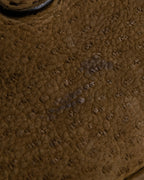 "PRADA" Hook hardware design ostrich leather shoulder bag