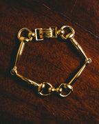 -SPECIAL- “CELINE” 70’s-80’s vintage horsebit link bracelet