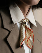 "HERMES" Carré 45 Gavroche MORS DE SELLE scarf