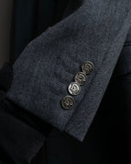 "Christian Dior" Metal button double-breasted tailored jacket