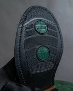 "COACH×FRYE" Brass buckle design shearling lined biker boots