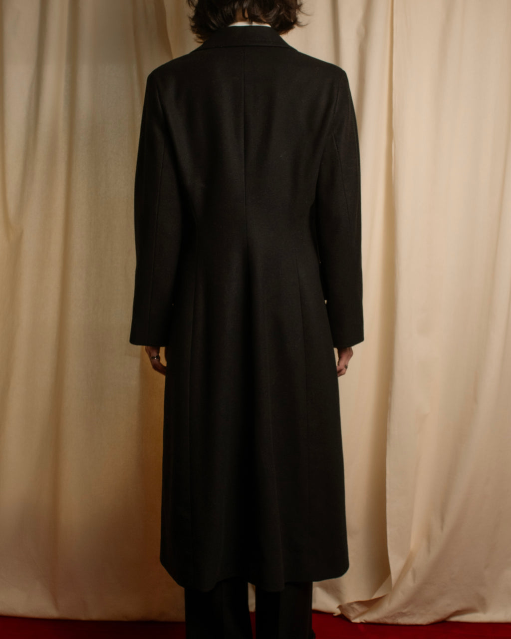 -SPECIAL- "CELINE" 1997-04's Michael Kors period minimal detail long chester coat
