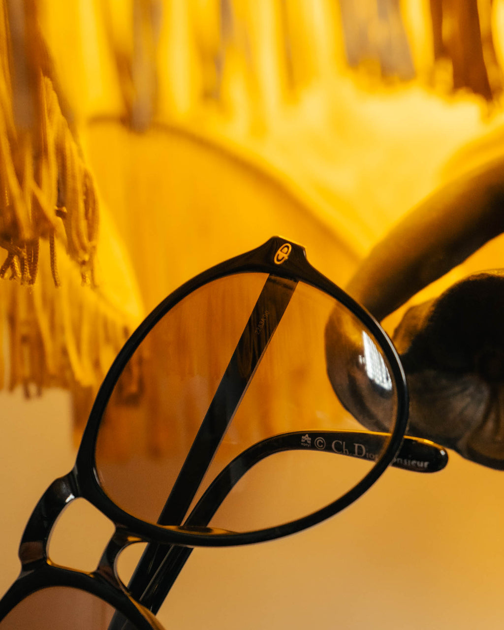 "Christian Dior" 80's Oversized aviator sunglasses