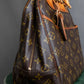 "LOUIS VUITTON" Deauville monogram pattern boston hand bag