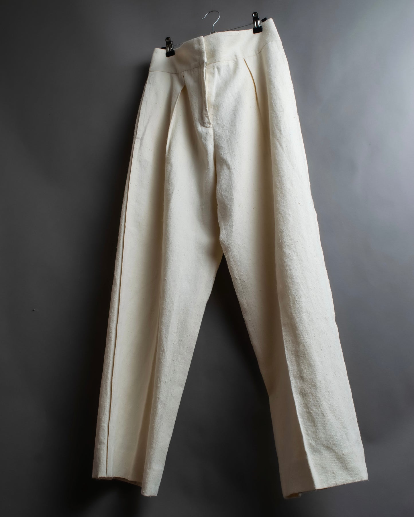 "JIL SANDER" Deep pleat wide tapered slacks