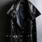 "Dolce & Gabbana" Silver stud design leather 2way coat