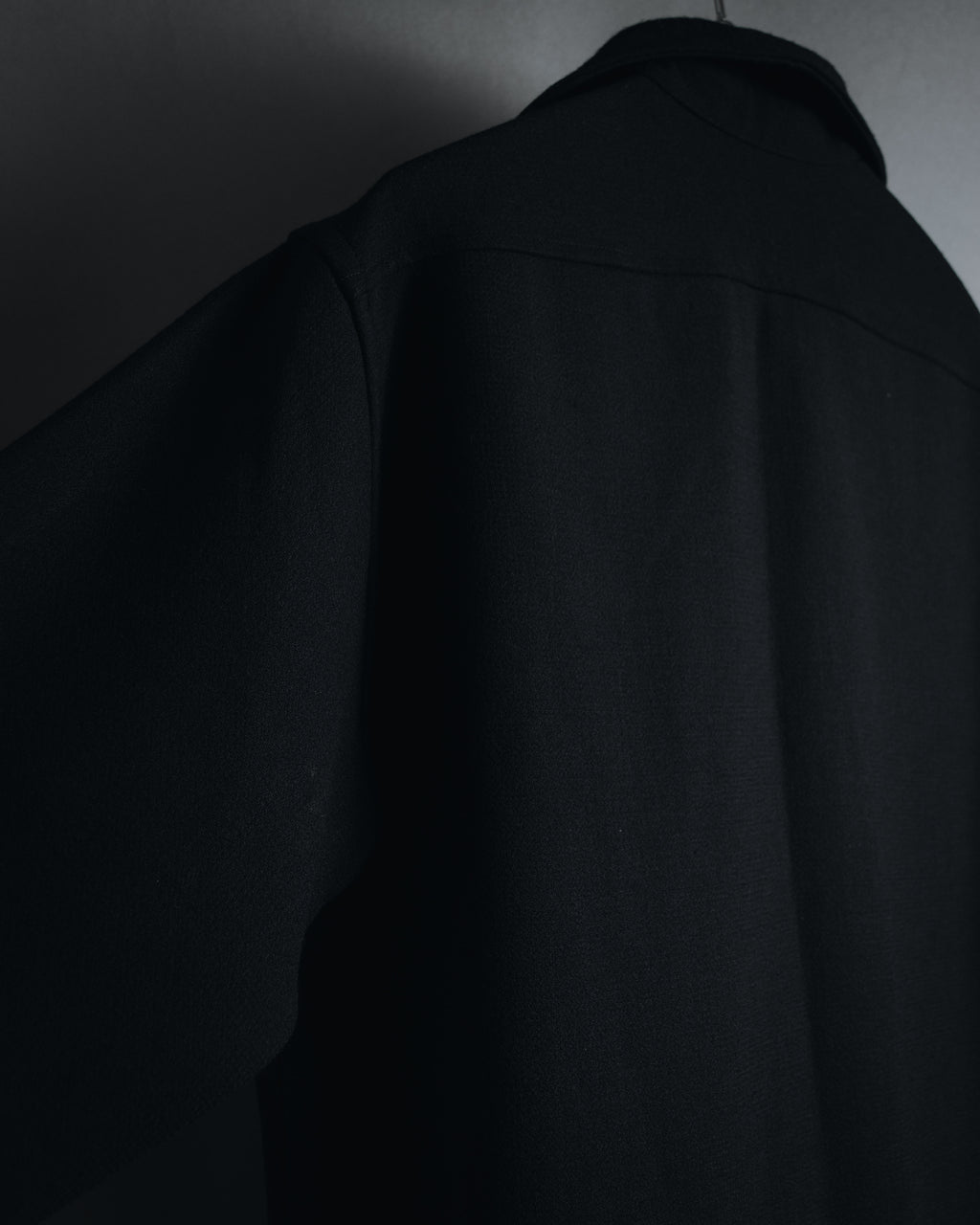 "Salvatore Ferragamo" 90’s signature engraved buttons wool shirt jacket