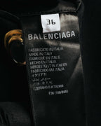 "BALENCIAGA" 2022 Distressed hooded long coat