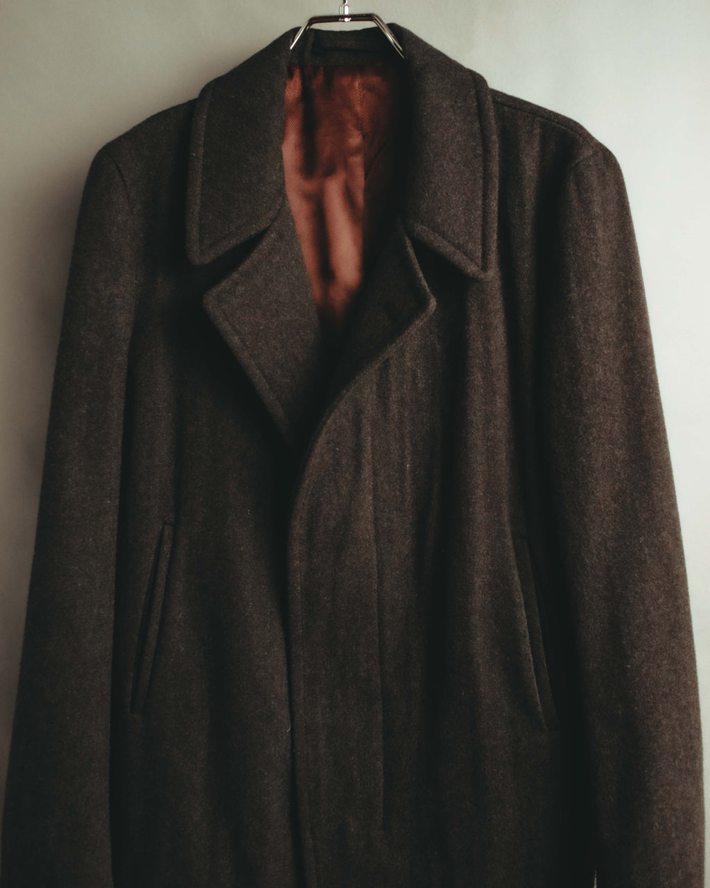 -SPECIAL- “Maison Martin Margiela” 2011-2014 Short wool blend chesterfield coat