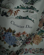 “Christian Dior” 2018– Botanical chinoiserie silk scarf