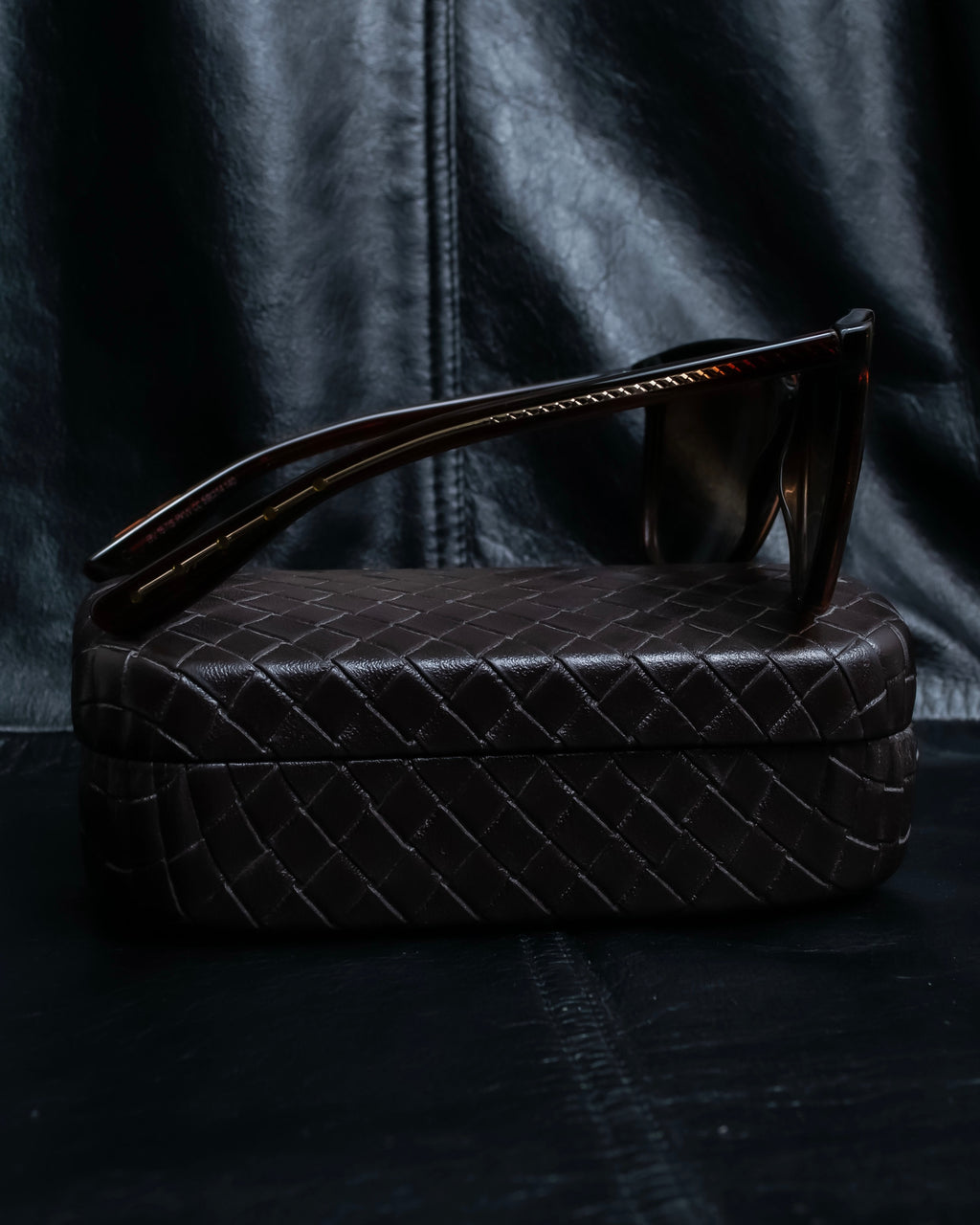 "BOTTEGA VENETA" Butterfly frame tortoiseshell sunglasses
