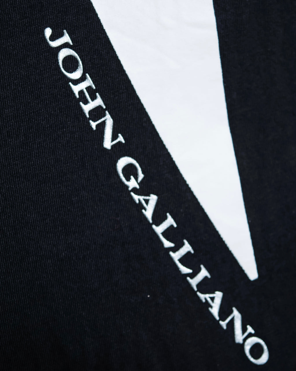 "John Galliano" Tie motif trompe l'oeil design pullover