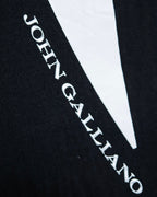 "John Galliano" Tie motif trompe l'oeil design pullover