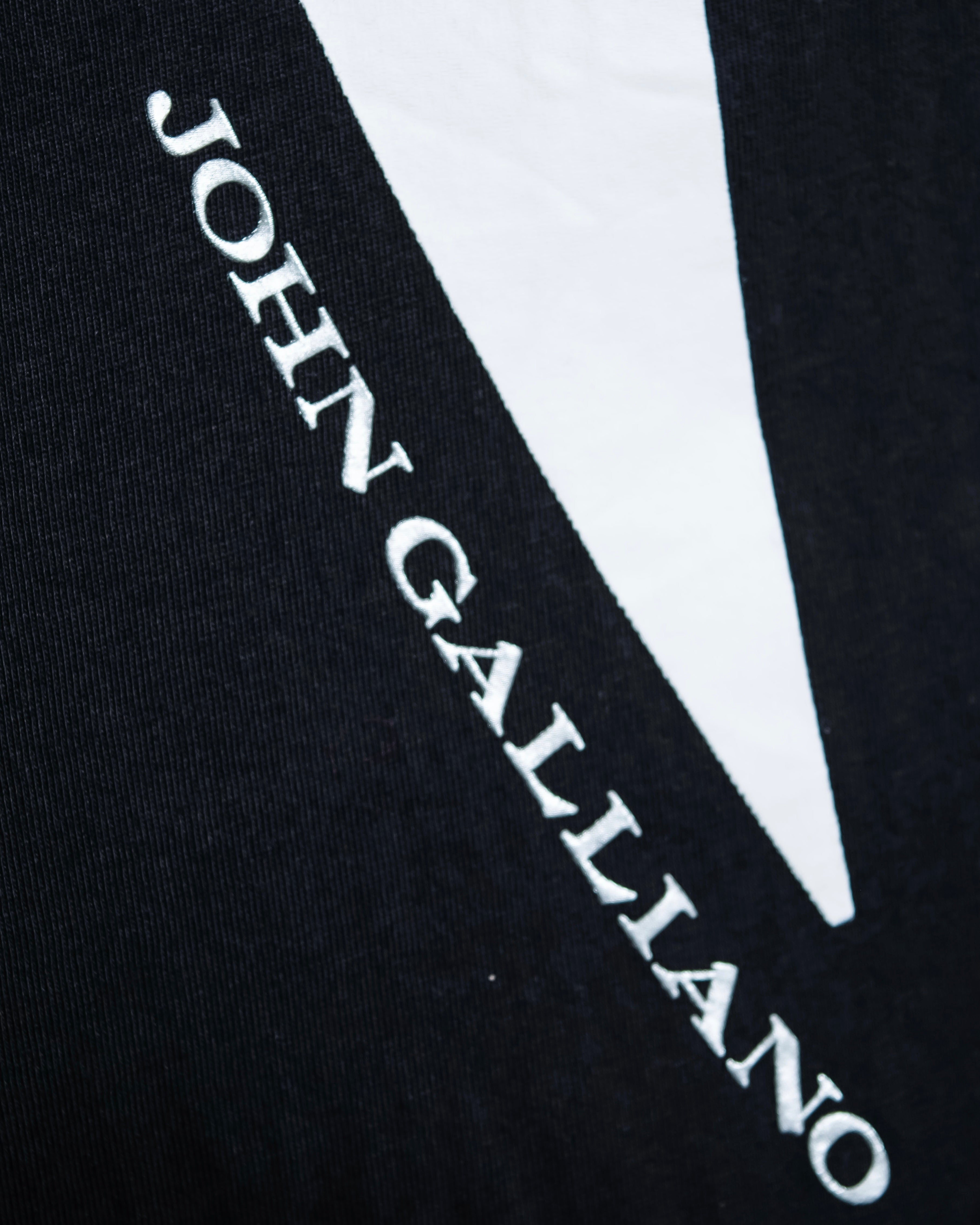 "John Galliano" Tie motif trompe l'oeil design pullover