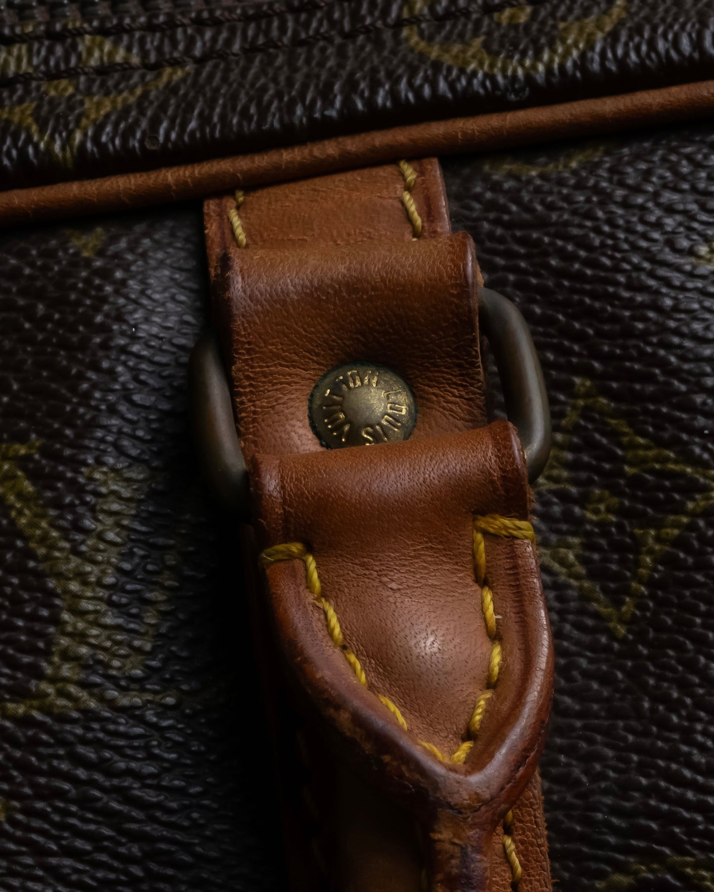 "LOUIS VUITTON" Porto document voyage leather bag