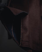 "BOB" Brushed wool single-breasted coat