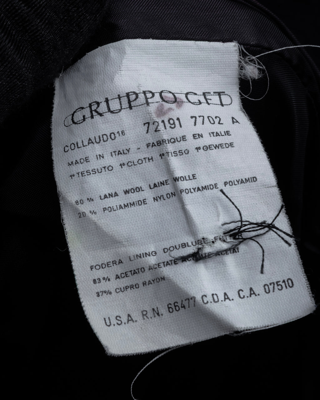 "Valentino Garavani"Shawl collar A-line silhouette long coat