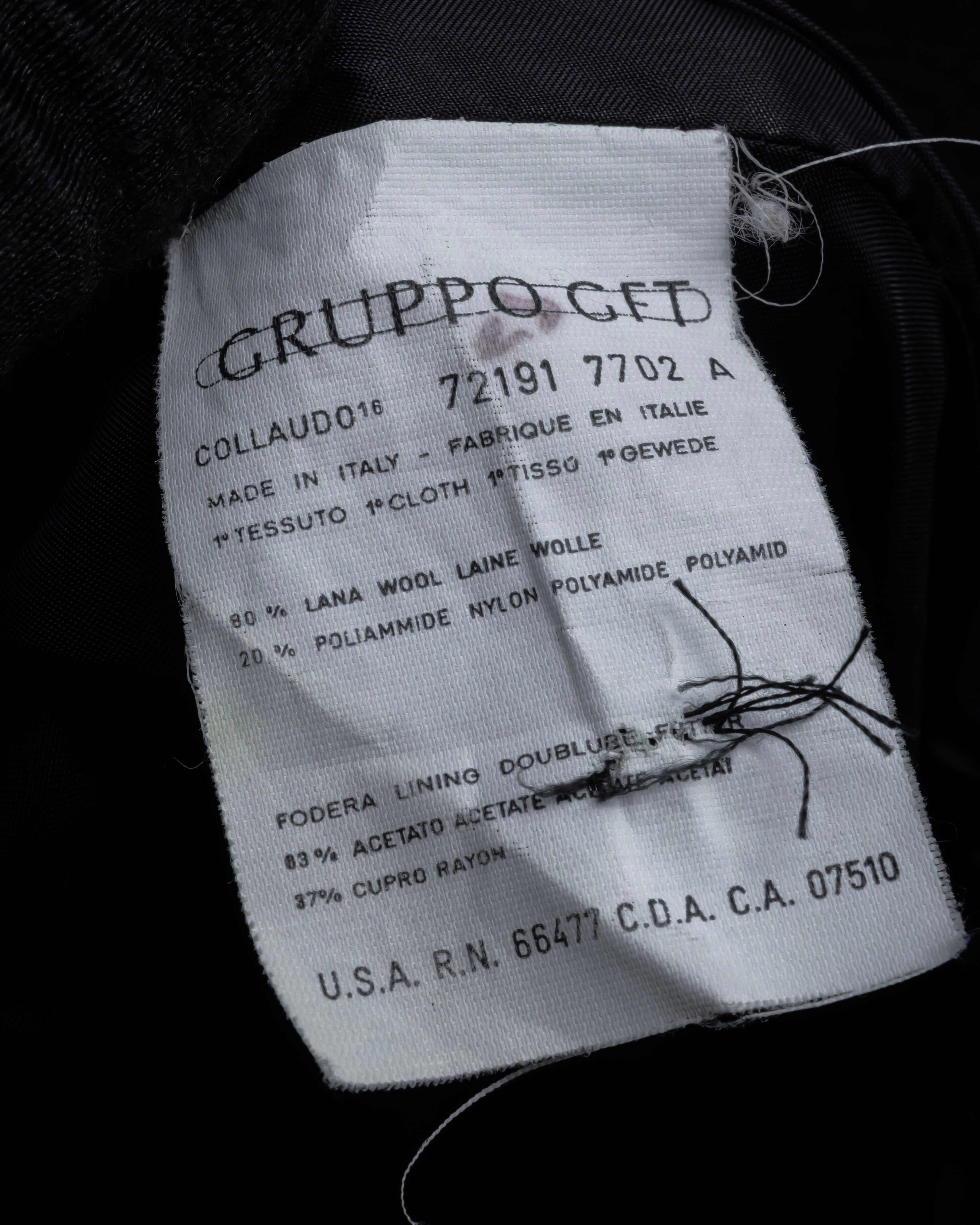 "Valentino Garavani"Shawl collar A-line silhouette long coat