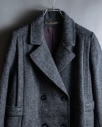 “Judi Rich” Beautiful tweed double breasted coat