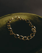 "Dior" Statement gold tone chain necklace