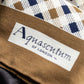 "Aquascutum" 100% silk block check pattern scarf