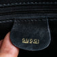 "GUCCI" Outer pocket leather bamboo hand bag