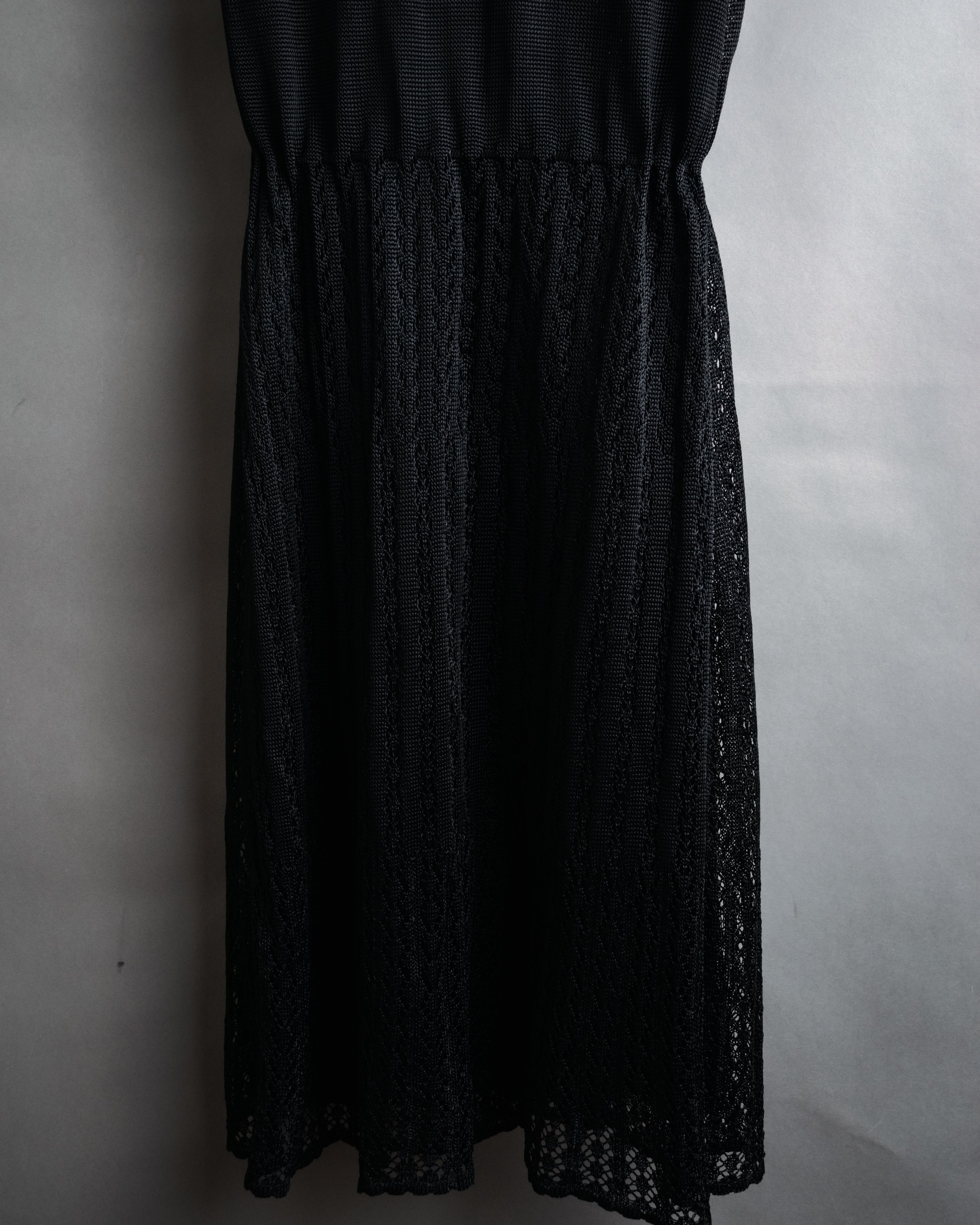 “FENDI” 90’s-00’s Openwork knit ensemble