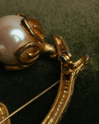 “KENZO” 80’s-90’s Sculptural branch pearl brooch