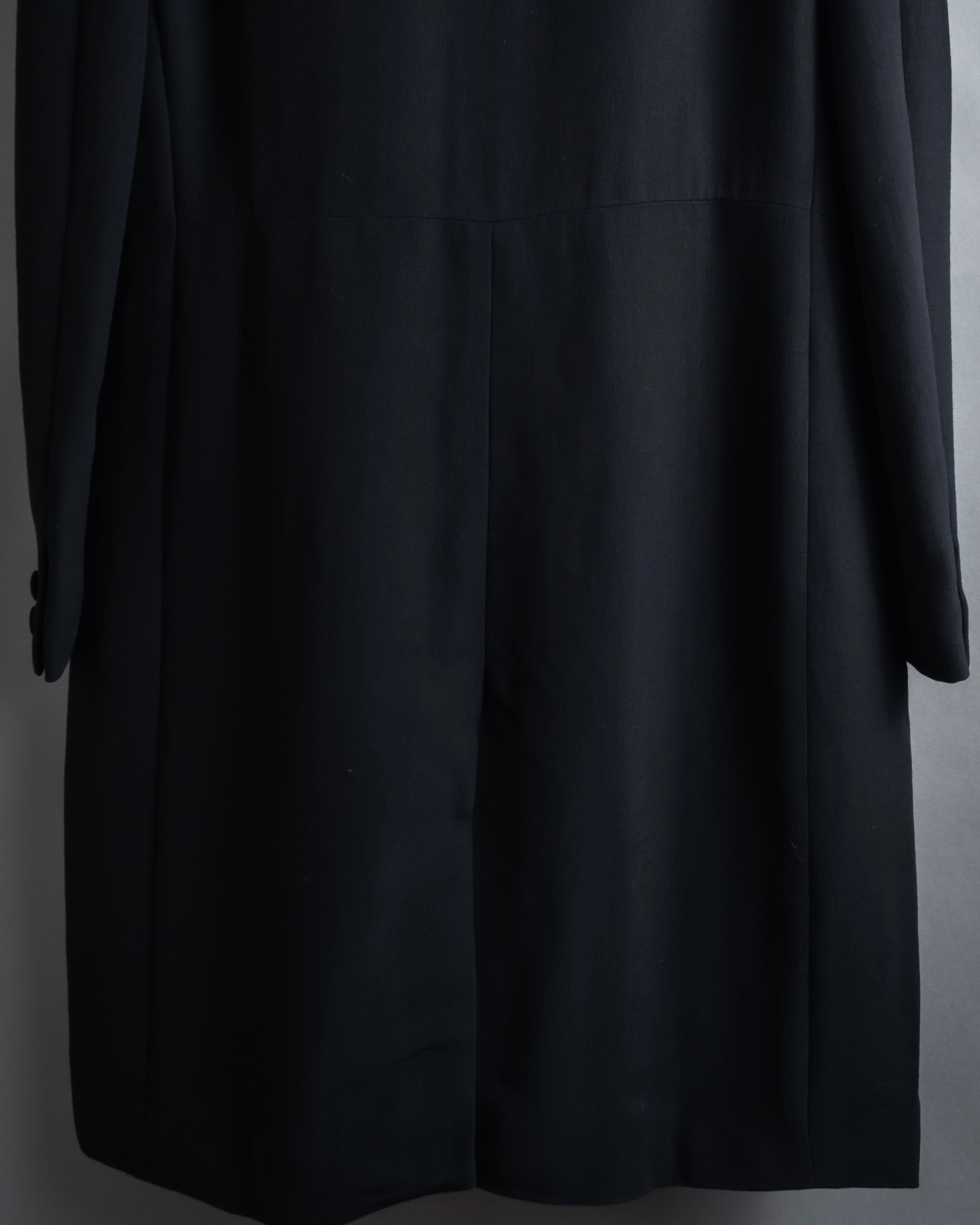 "Gianni Versace" 90’s couture wool-blend long coat